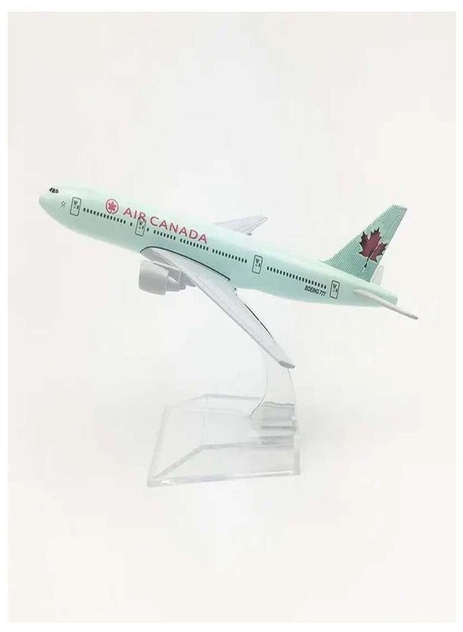 Breatoi ! Diecast Aeroplane Scale Model: (Air Canada B777 (16 cm)), 6 +, Green - Image 2